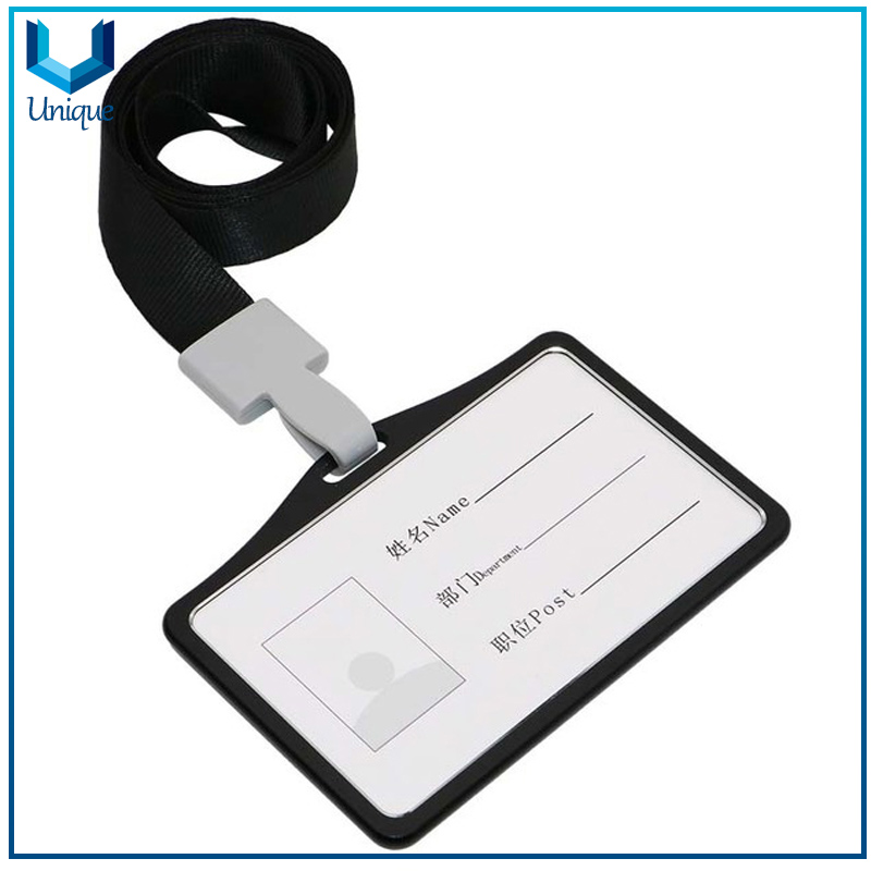 Aluminium Alloy Staff Id Card Holder Worker Name Badge Holder, Id 